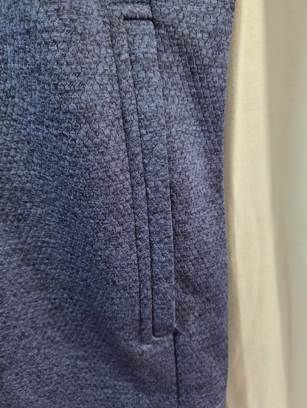 Grand Slam Men's Heathered Navy Full-Zip Vest